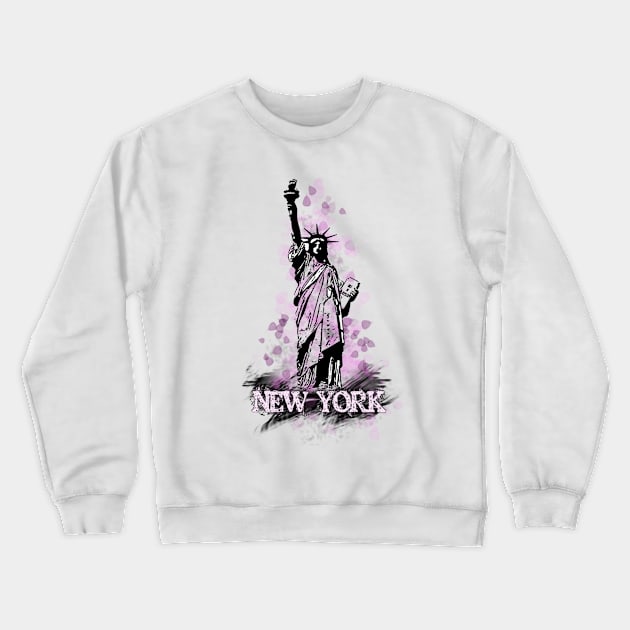 New York Crewneck Sweatshirt by Crazydodo